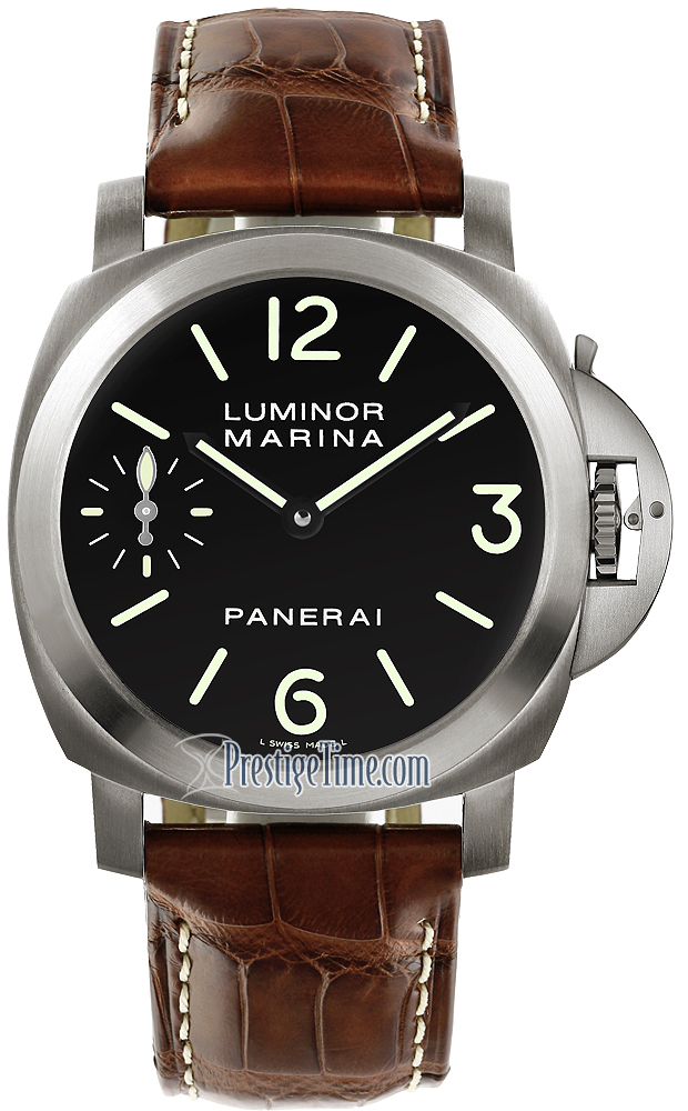 pam00177 Panerai Luminor Marina 44mm manual wind Mens Watch