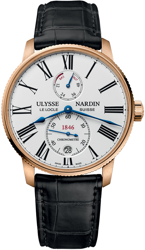 1182-310/40 Ulysse Nardin Marine Chronometer Torpilleur 42mm Mens Watch