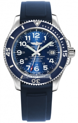 Breitling Superocean watch in blue 