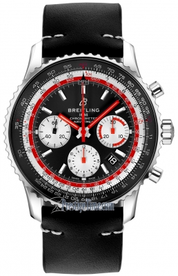 ab01211b1b1x2 SWISSAIR Breitling Navitimer 1 B01 Chronograph 43 Mens Watch