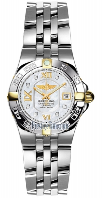 b71340L2/a680-ss Breitling Galactic 30 Ladies Watch