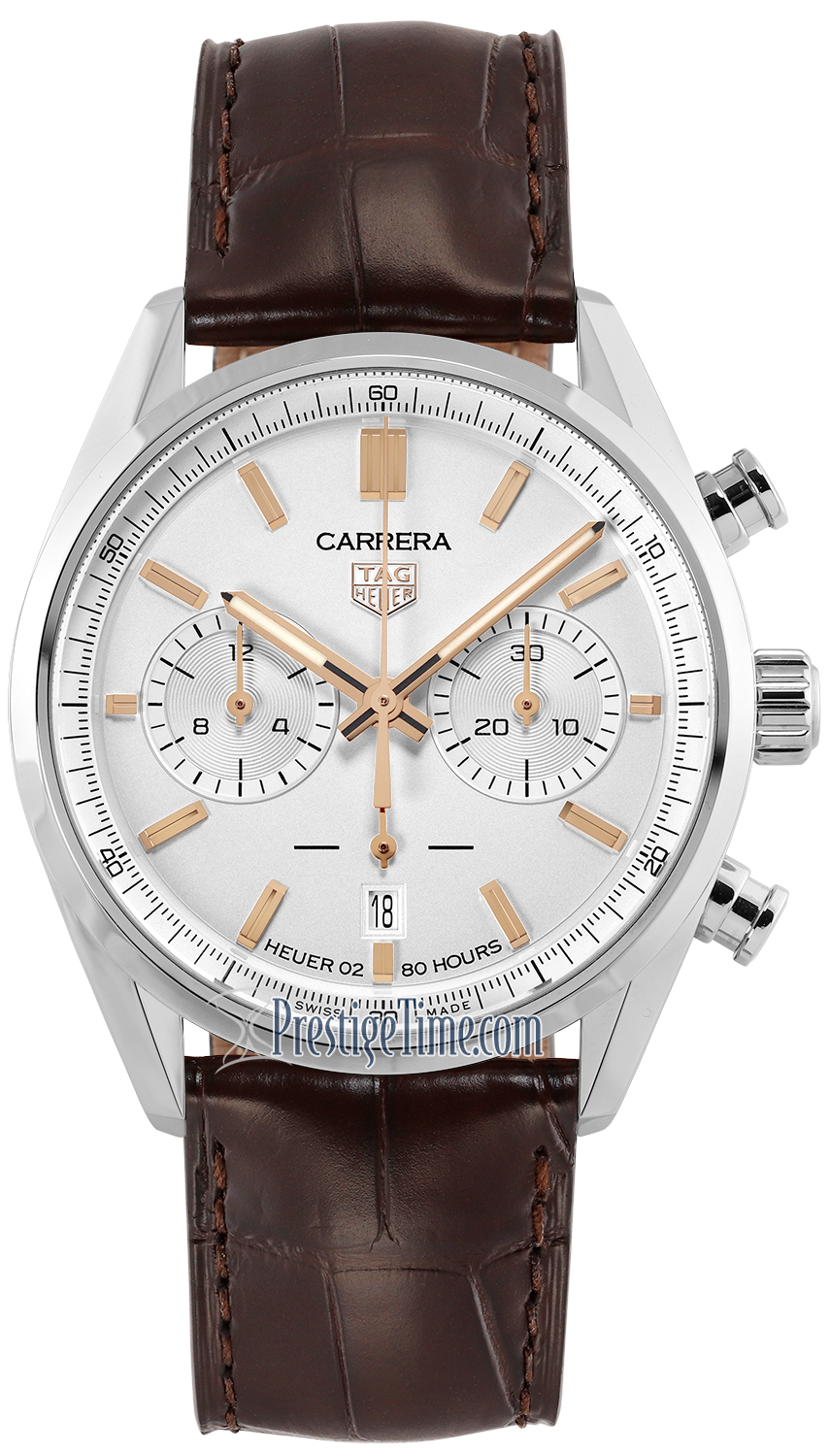 TAG Heuer Men's CAV511B.FC6225 Grand Carrera Chronograph Calibre 17 RS Watch  : Tag Heuer: Amazon.in: Fashion