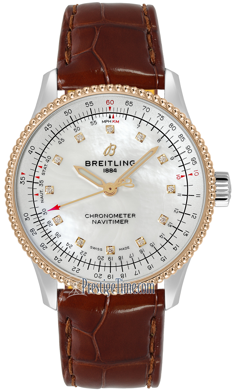 u17395211a1p2 Breitling Navitimer Automatic 35 Ladies Watch
