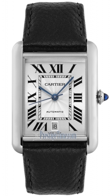Cartier Tank MUST XL Automatic 41 mm x 31 mm Steel with Box Papers Card  MINT WSTA0040