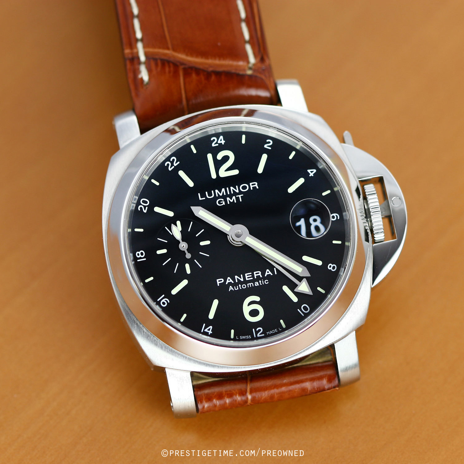 Pre owned Panerai Luminor GMT 40mm pam00244