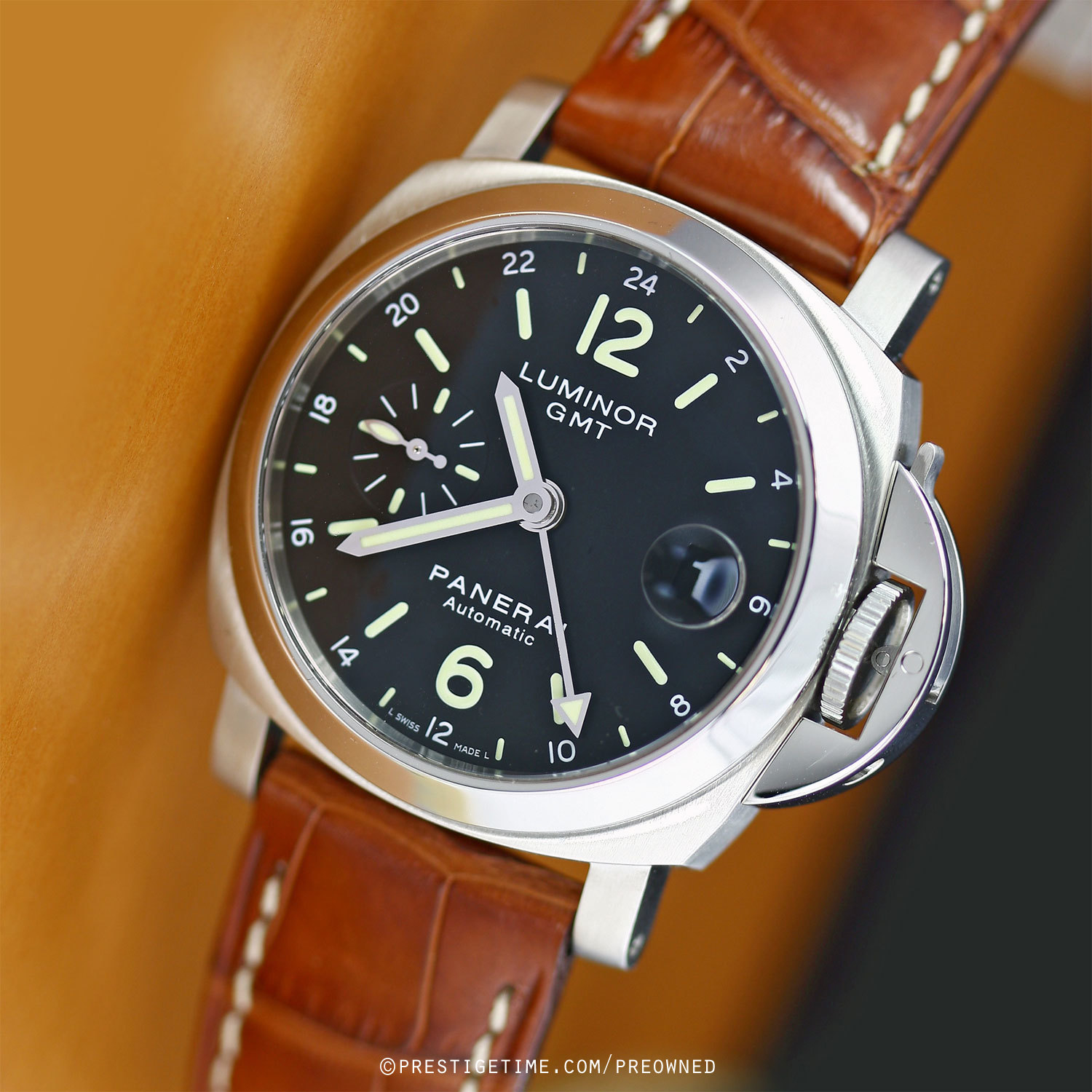 Pre owned Panerai Luminor GMT 40mm pam00244