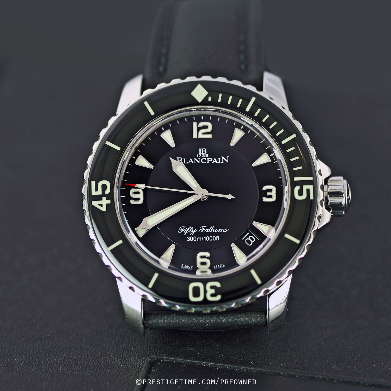 Pre-owned Blancpain Fifty Fathoms Automatic 5015-1130-52