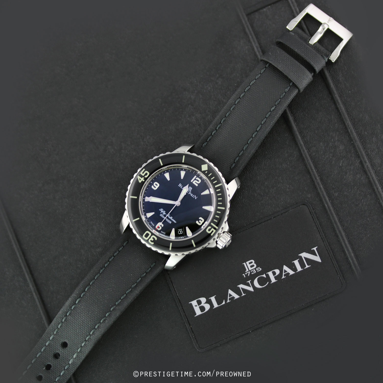 Pre-owned Blancpain Fifty Fathoms Automatic 5015-1130-52