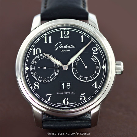 Pre-owned Glashutte Original Senator Observer 100-14-07-02-30