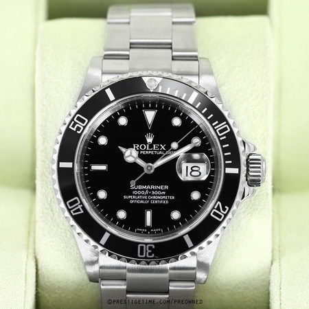 Pre-owned Rolex Submariner Date 16610 T