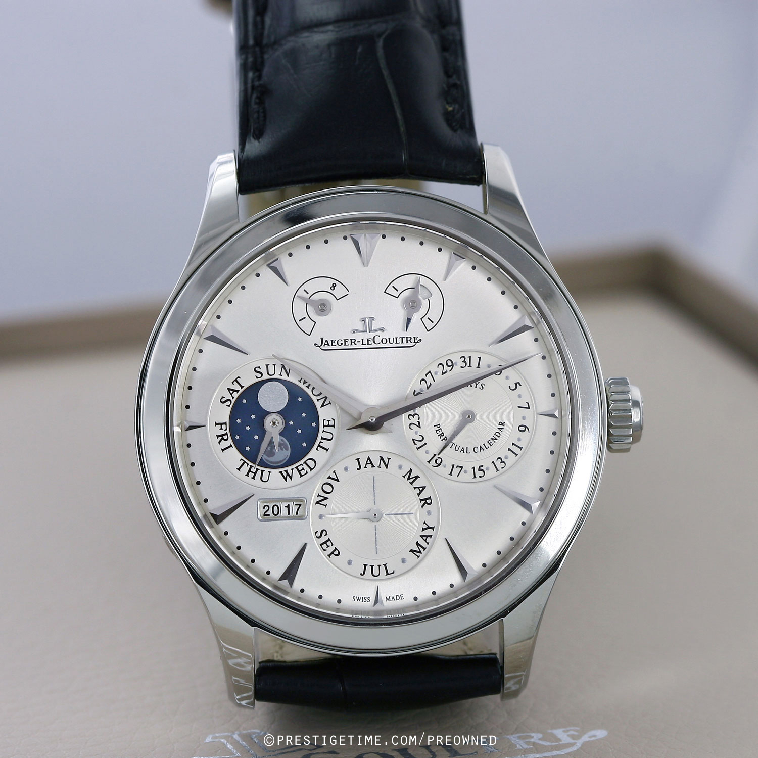 Pre owned Jaeger LeCoultre Master Eight Days Perpetual 40 1618420