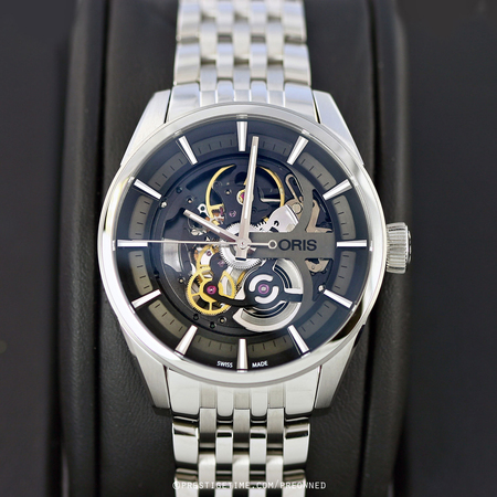 Pre-owned Oris Artix Skeleton 01 734 7714 4054-07 8 19 80