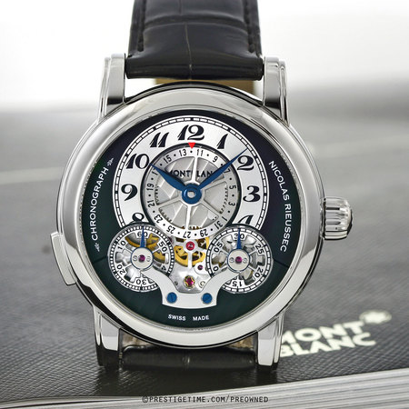 Pre-owned Montblanc Nicolas Rieussec Chronograph Manual Winding 104981