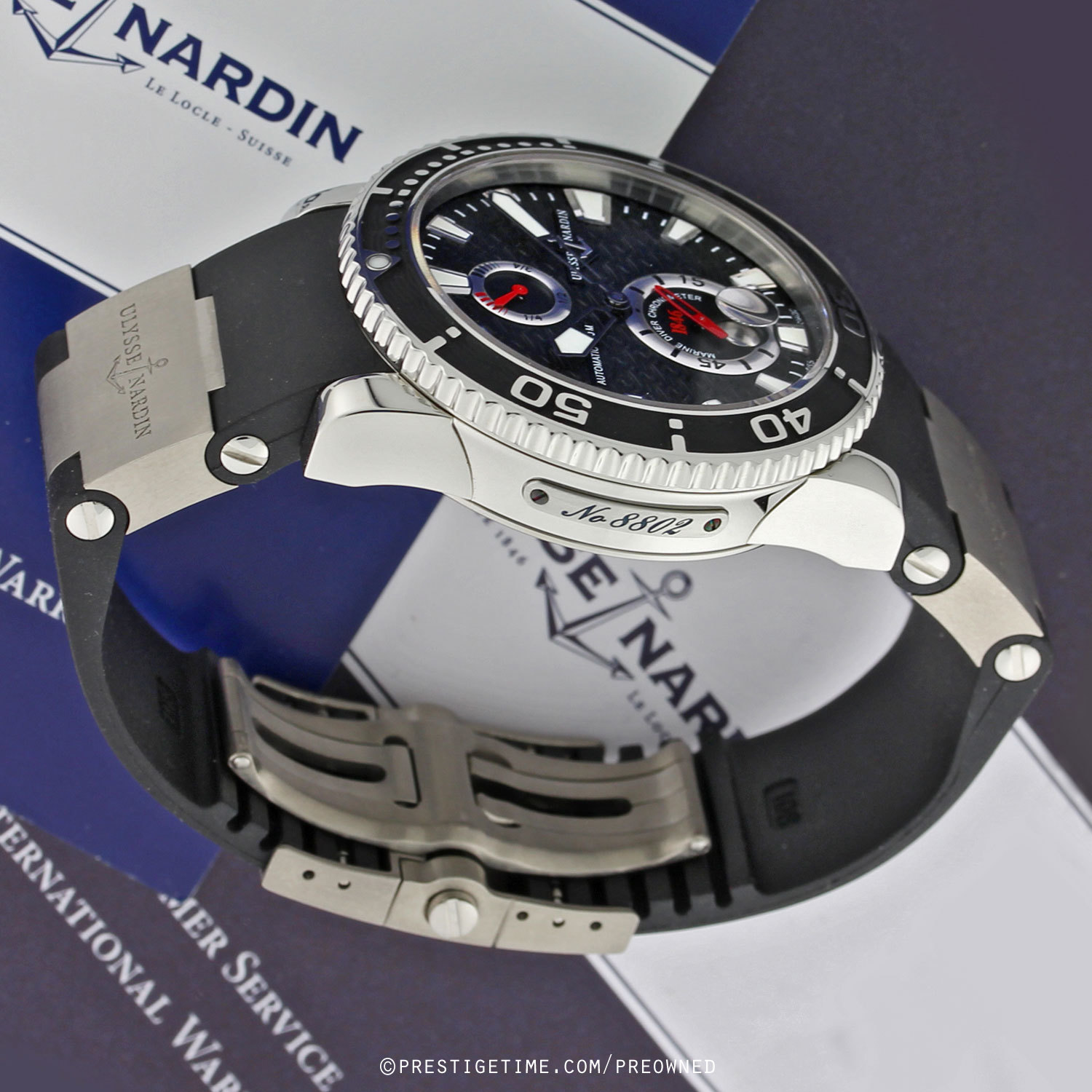 Pre owned Ulysse Nardin Maxi Marine Diver Chronometer 263 33 3 82