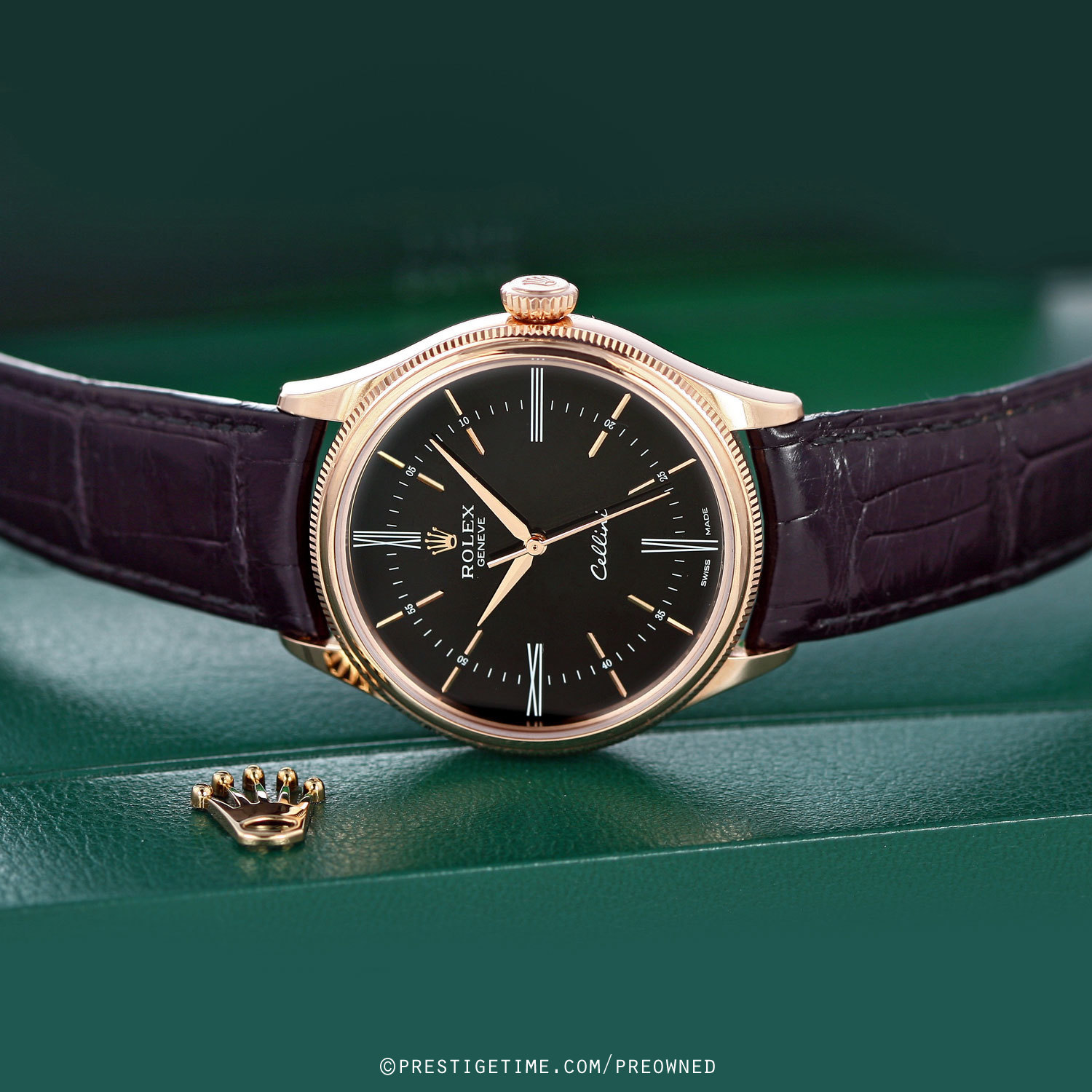 Pre-owned Rolex Cellini Time 39mm 50505