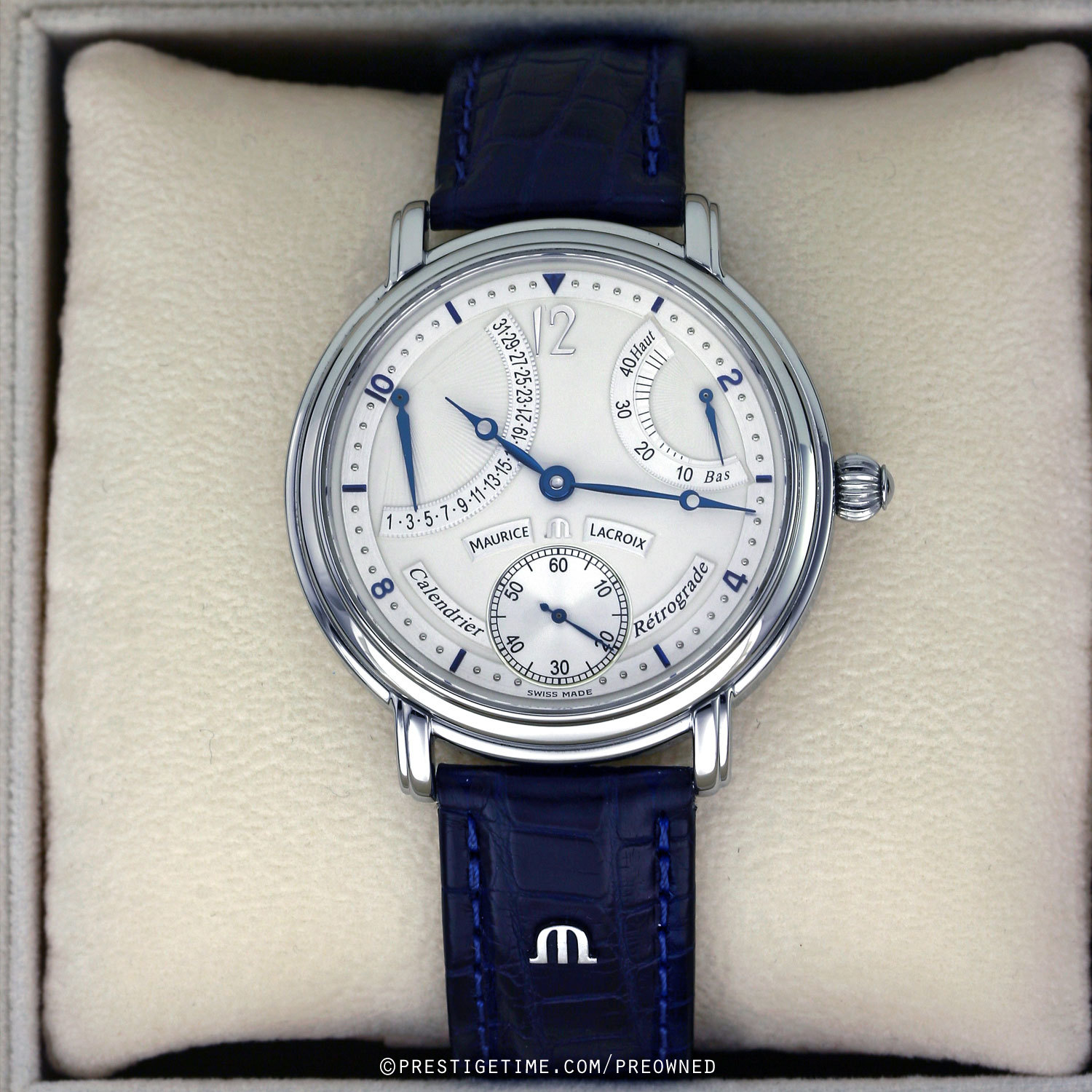 Maurice lacroix masterpiece online calendrier retrograde