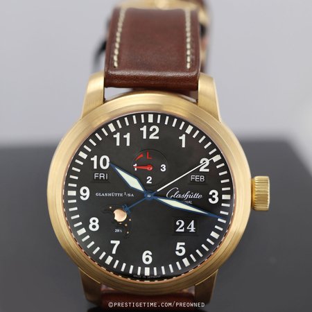 Pre-owned Glashutte Original Senator Navigator Perpetual Calendar 100-07-07-07-04