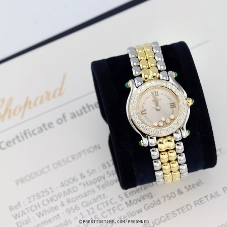 Pre-owned Chopard Happy Sport Classic 26mm 27/8251-22/11