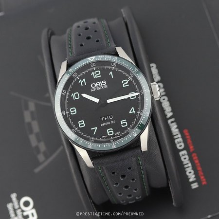 Pre-owned Oris Calobra Day-Date Limited Edition 01 735 7706 4494-Set LS