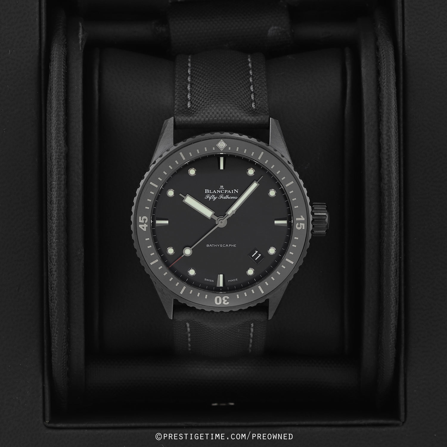 Pre owned Blancpain Fifty Fathoms Bathyscaphe 43mm 5000 0130 b52a