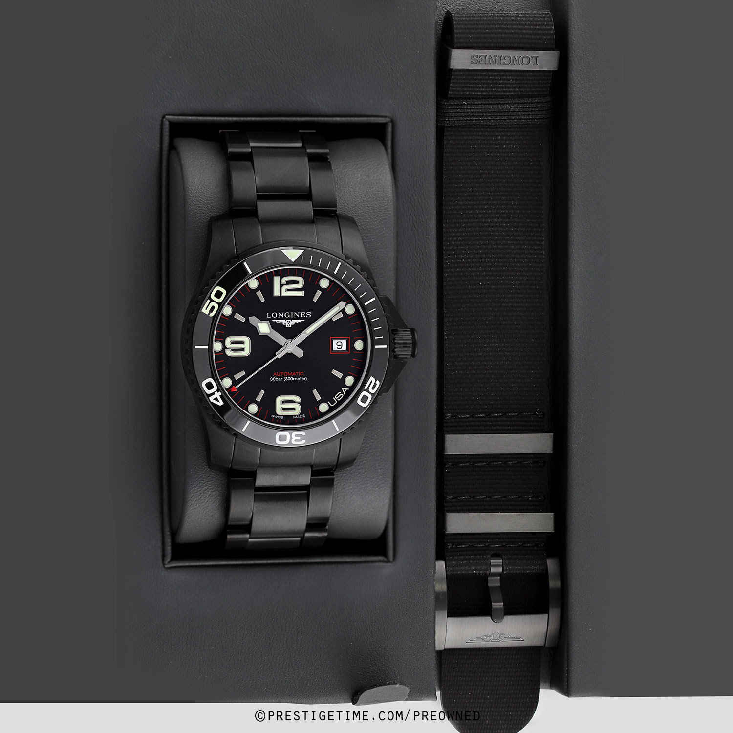 Longines USA EXCLUSIVE HydroConquest Automatic 41mm L3.742.2.58.6