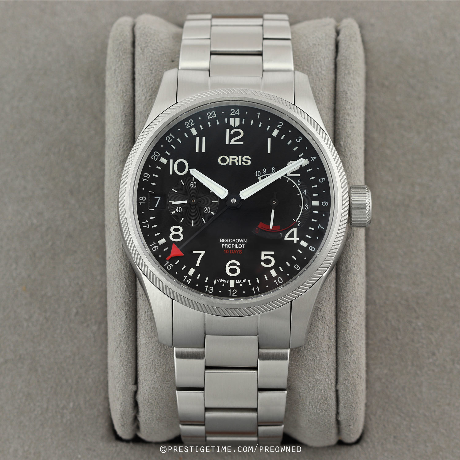 Pre-owned Oris Big Crown ProPilot Calibre 114 01 114 7746 4164-Set