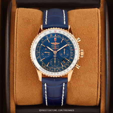 Pre-owned Breitling Navitimer 01 Blue Sky Limited Edition rb012512/c865/732p