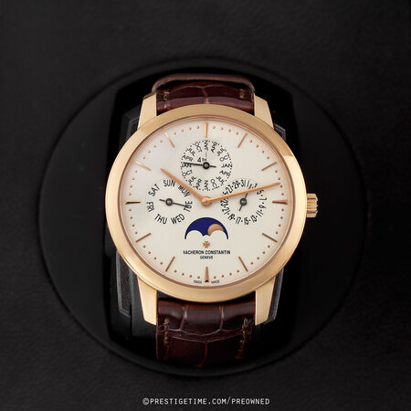 Pre-owned Vacheron Constantin Patrimony Perpetual Calendar 41mm 43175/000r-9687