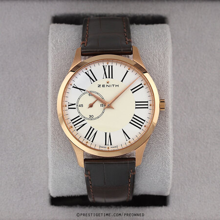 Pre-owned Zenith Elite Ultra Thin 40mm 18.2010.681/11.c498