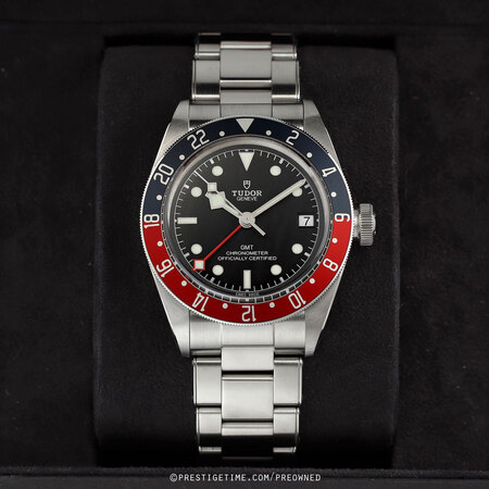 Pre-owned Tudor Black Bay GMT 41mm m79830rb-0001