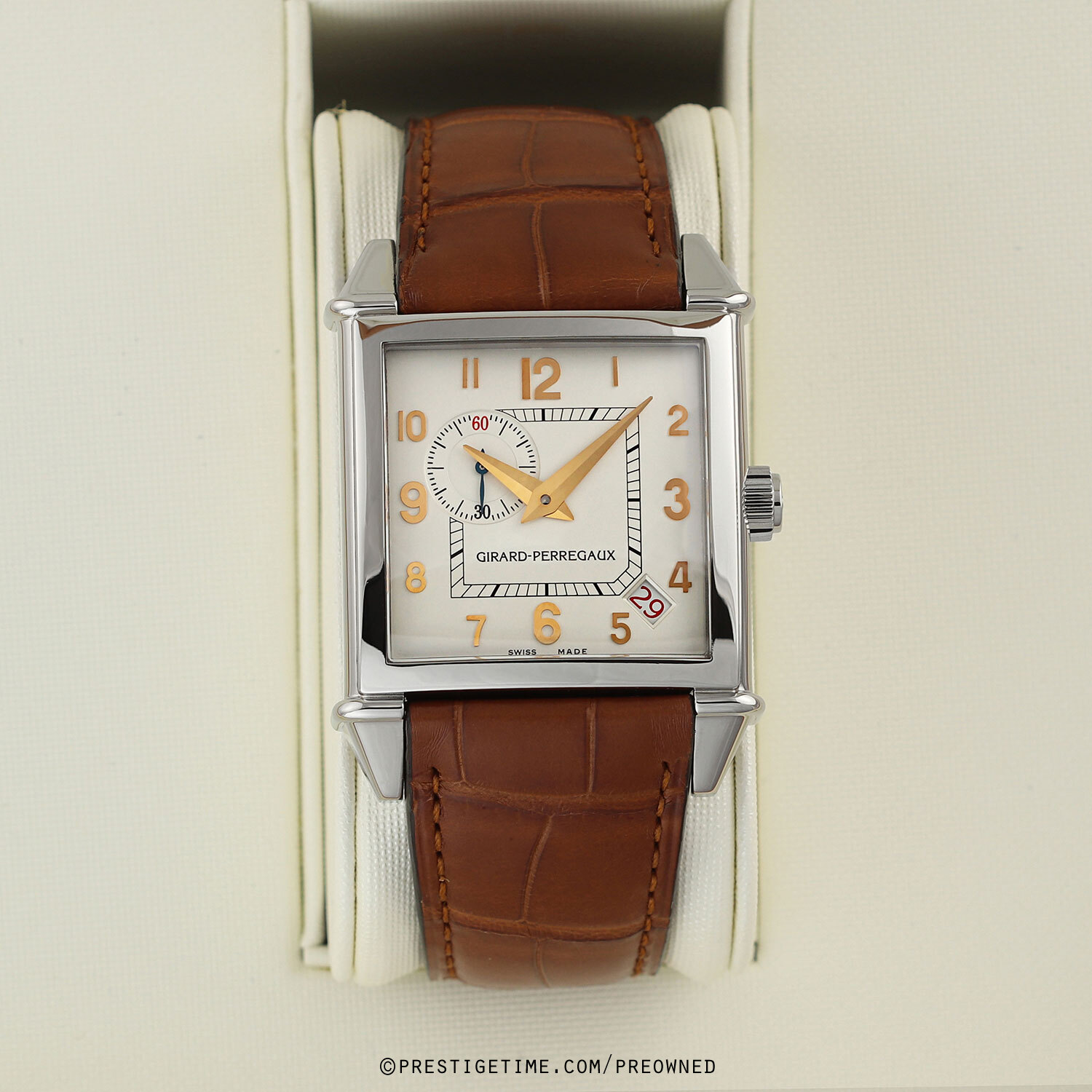 Girard Perregaux Vintage 1945 Square Small Seconds 25815 11 111 BACA