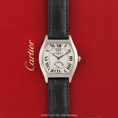 Pre-owned Cartier Privee Collection Tortue Date & Power Reserve w1542751 2688g