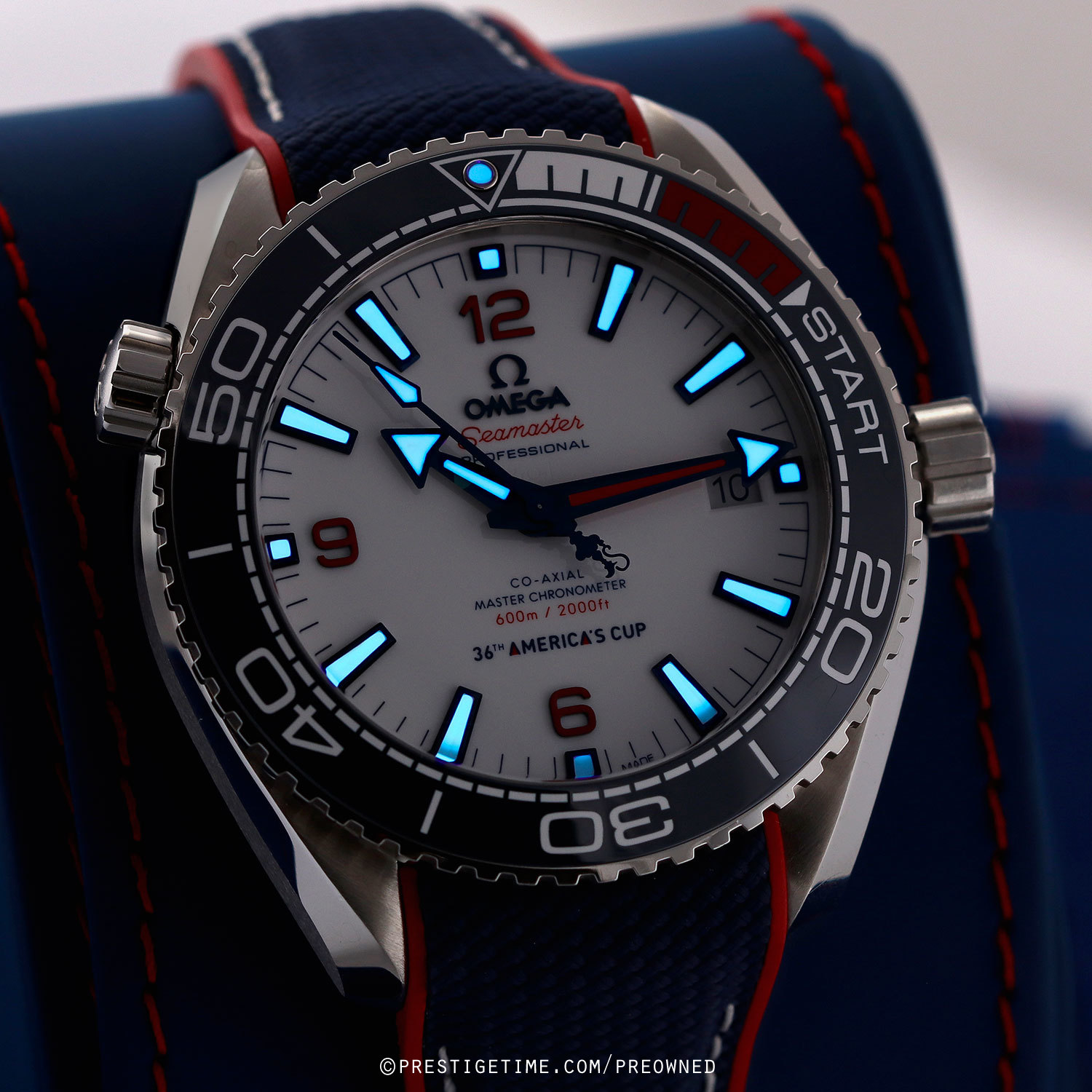 Planet Ocean 600m 43.5mm America's Cup — The English Watch