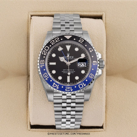 Pre-owned Rolex GMT Master II 126710blnr Jubilee