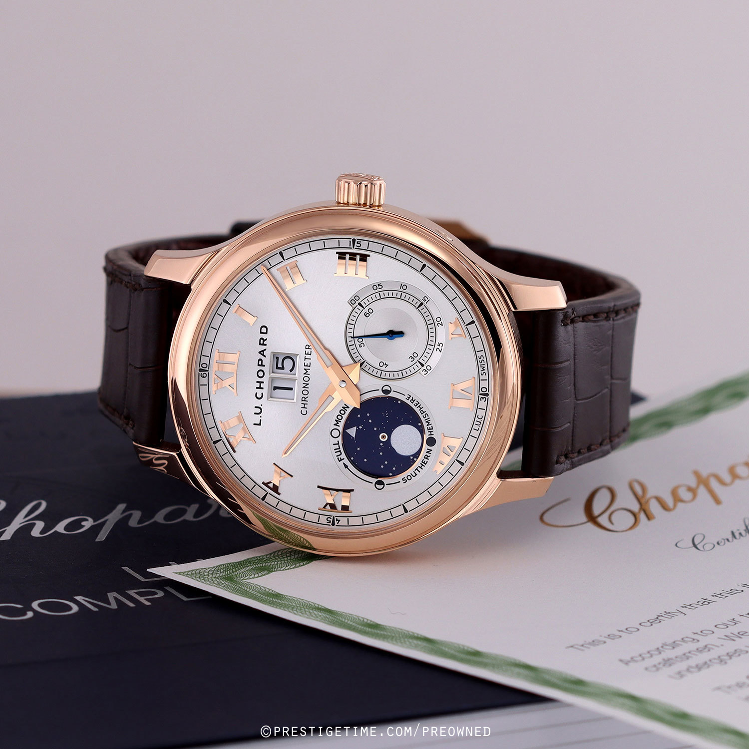 Pre owned Chopard L.U.C. Lunar Big Date 42mm 161969 5001