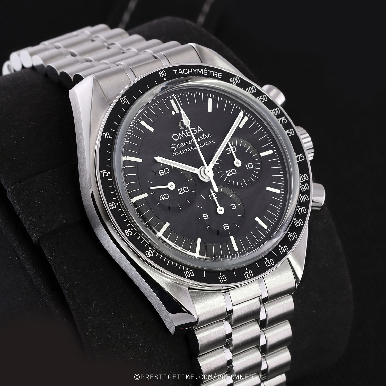 Authentic Used OMEGA Speedmaster Professional Moonwatch Co-Axial Master  Chronometer Chronograph 310.30.42.50.01.001 Watch (10-10-OME-VH74PU)