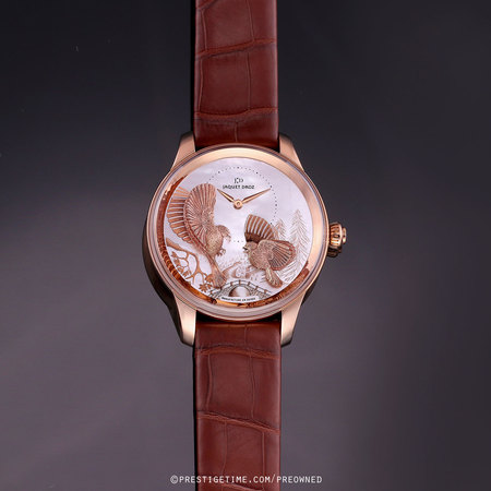 Pre-owned Jaquet Droz LIMITED EDITION Season Fall Les Ateliers d'Art Relief 41mm j005023270