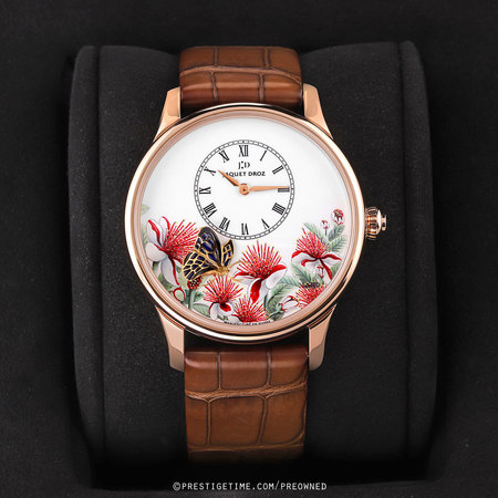 Pre-owned Jaquet Droz LIMITED EDITION BUTTERFLY JOURNEY Les Ateliers d'Art Relief 43mm j005033283