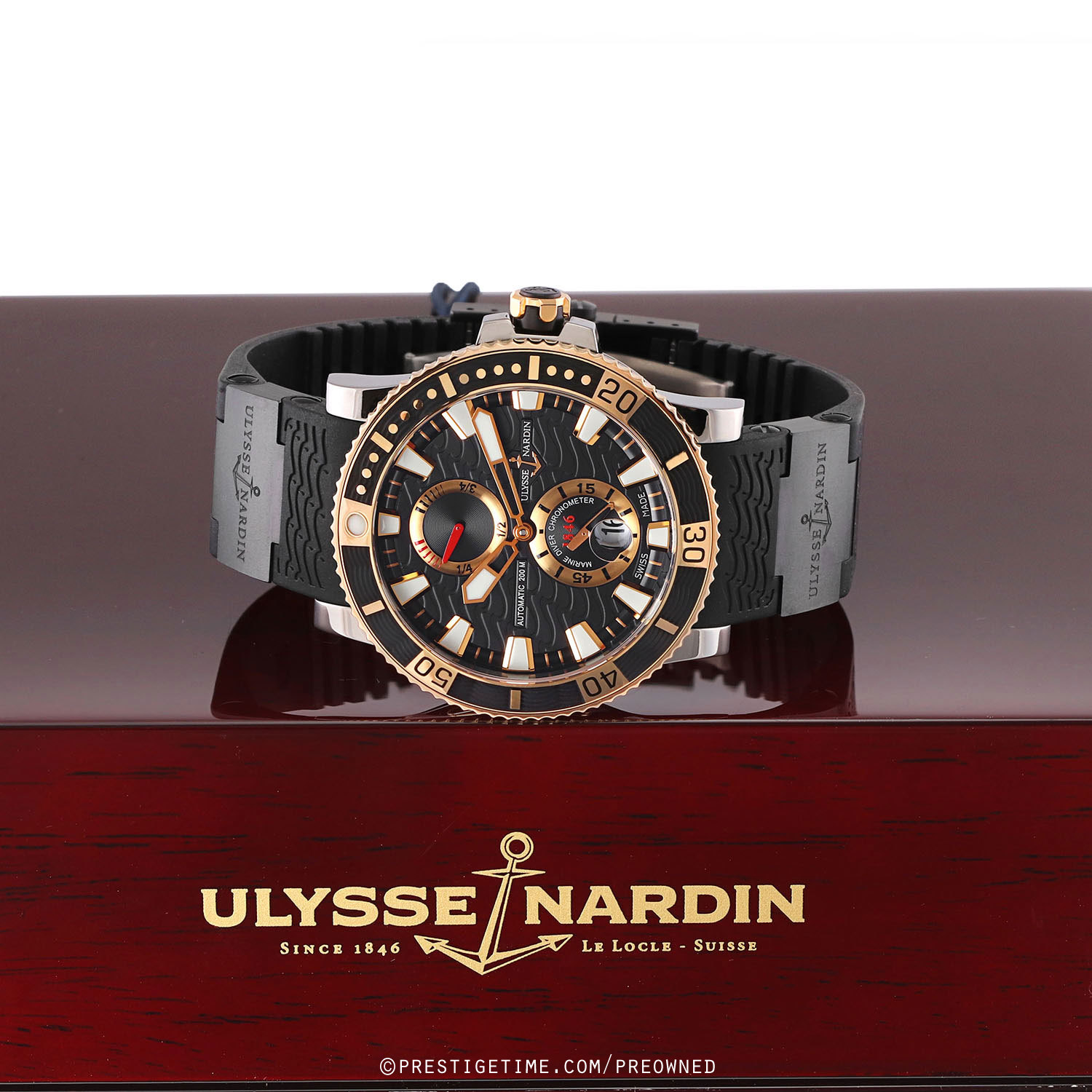 Pre owned Ulysse Nardin Maxi Marine Diver 45mm 265 90 3c 92