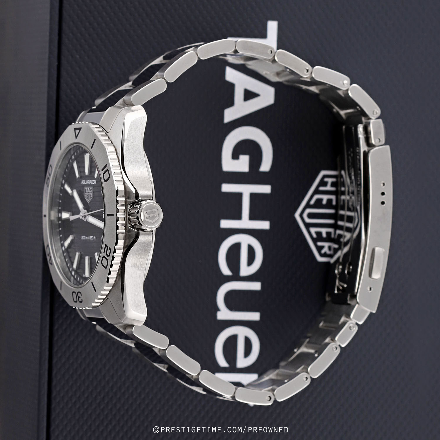 Tag Heuer Aquaracer Quartz Black Dial Men's Watch WBP1110.BA0627  7612533160835 - Watches, Aquaracer - Jomashop