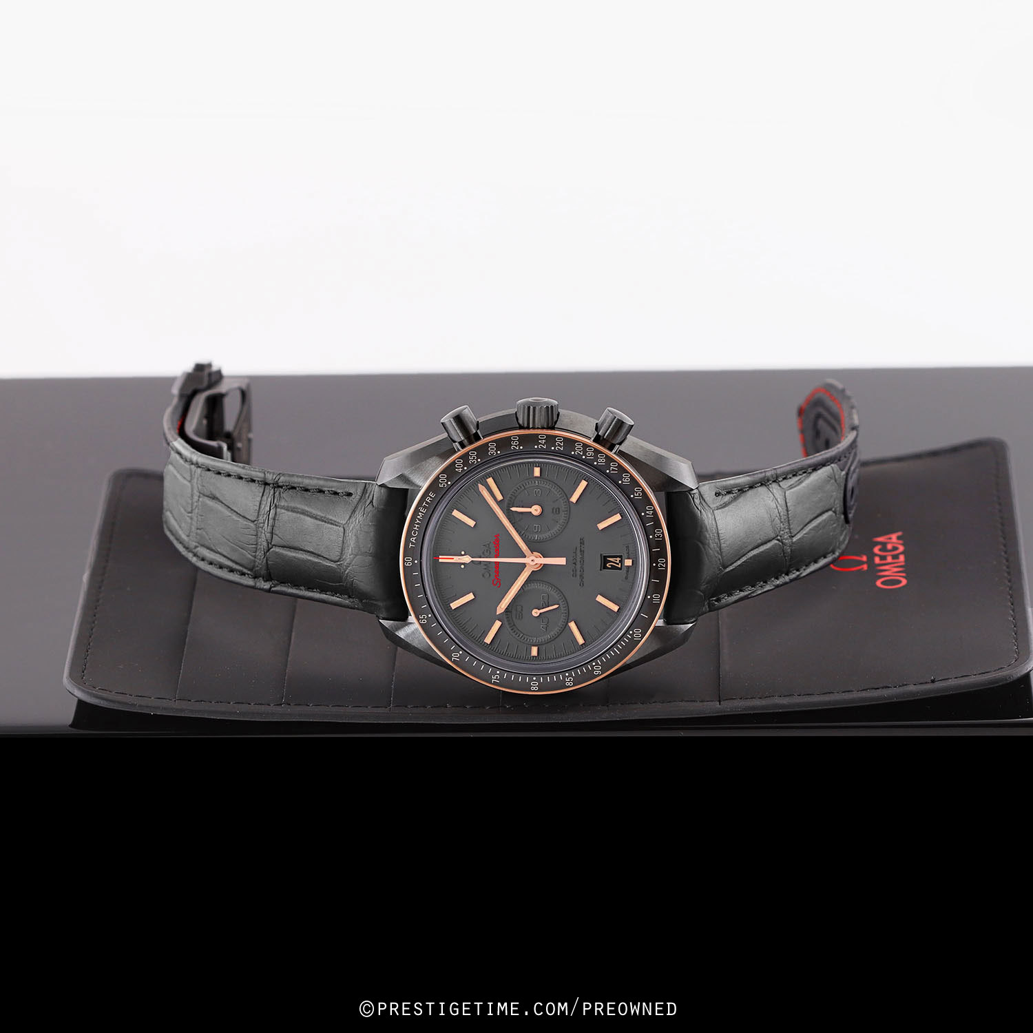 Pre owned Omega Speedmaster SEDNA BLACK Dark Side Of The Moon