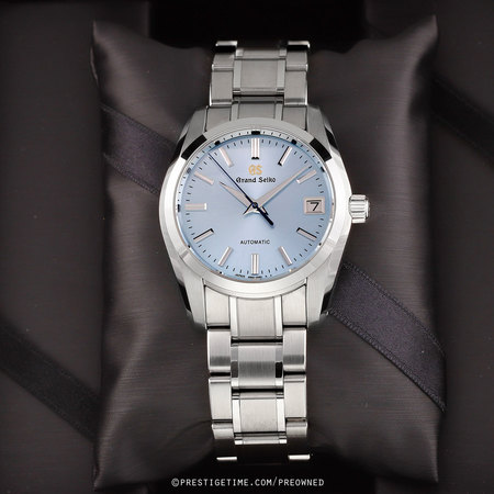 Pre-owned Grand Seiko LIMITED EDITION Heritage Automatic 37mm SBGR325 Sky Blue