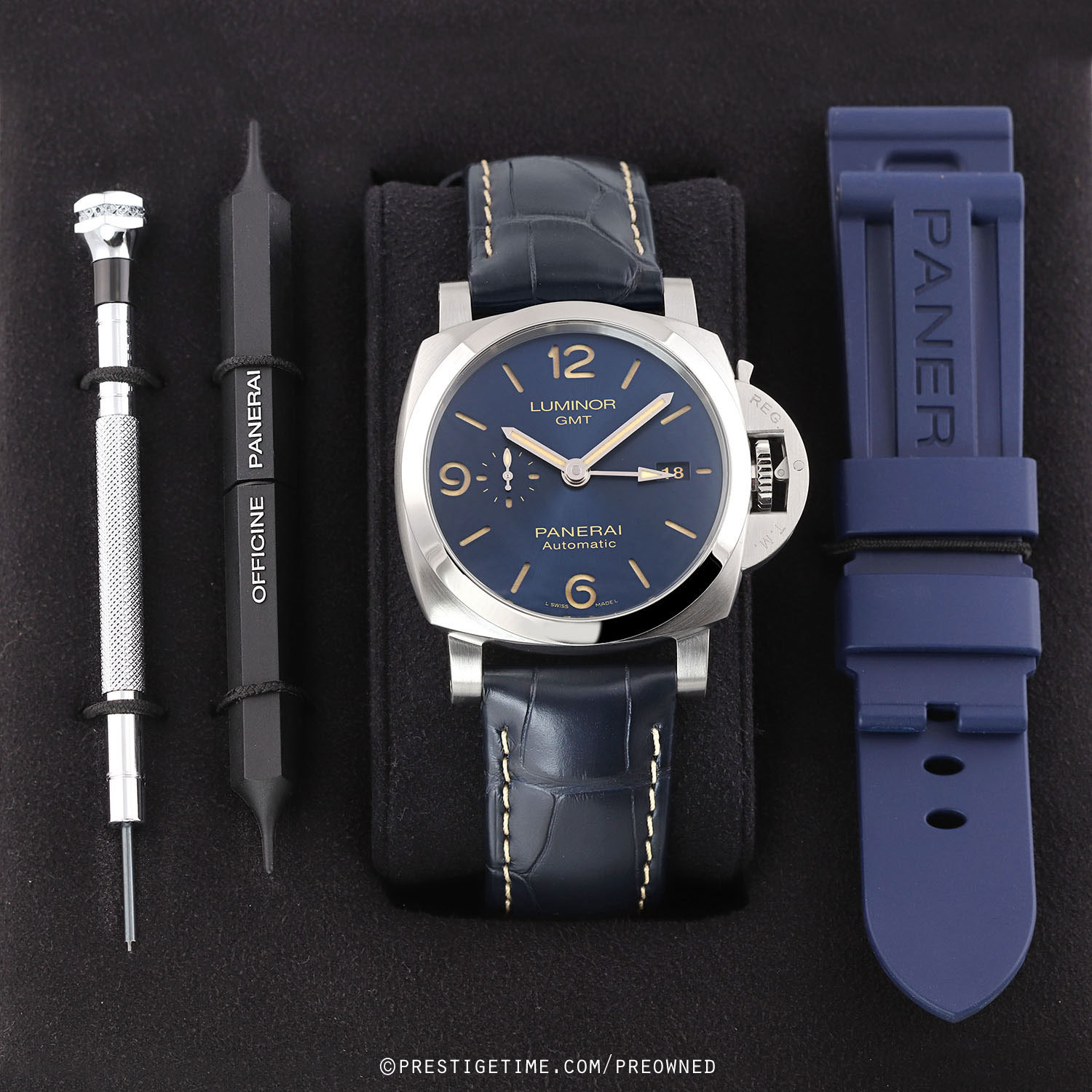 Pre owned Panerai Luminor GMT Power Reserve 44mm pam01033