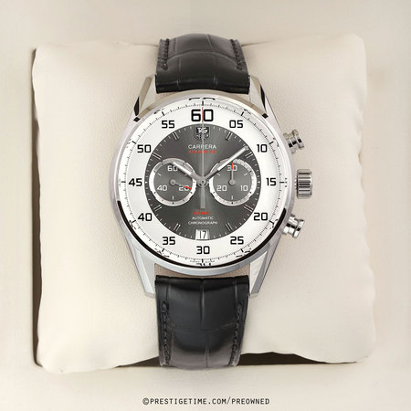 Pre-owned Tag Heuer Carrera Calibre 36 Automatic Flyback Chronograph car2b11.fc6235