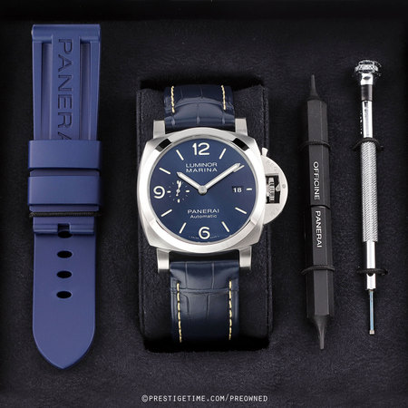 Pre-owned Panerai Luminor Marina 44mm pam01313