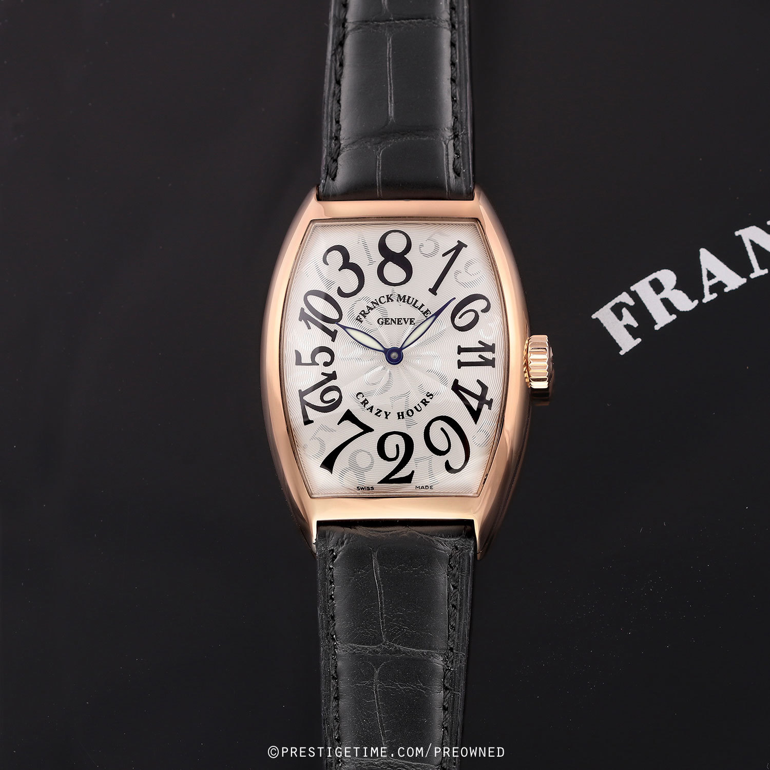 Franck Muller Cintree Curvex Crazy Hours 7851 CH 5N Silver