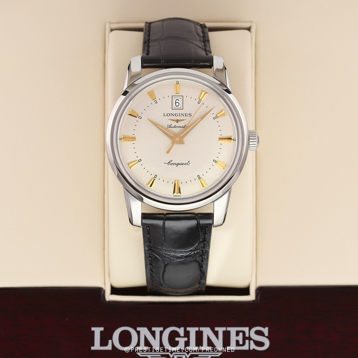 Pre owned Longines Conquest Heritage 40mm L1.645.4.75.4