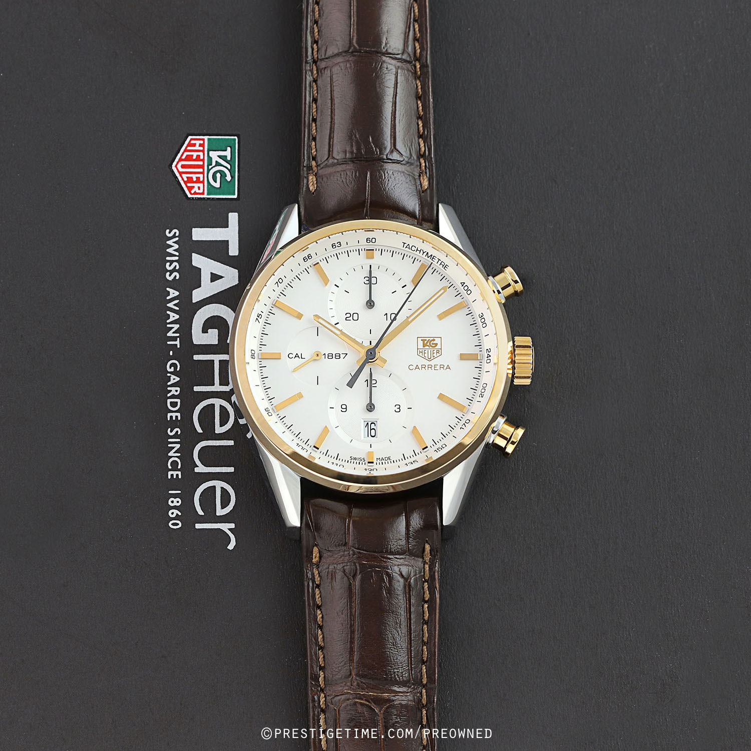 Pre-owned Tag Heuer Carrera Calibre 1887 Chronograph 41mm car2150