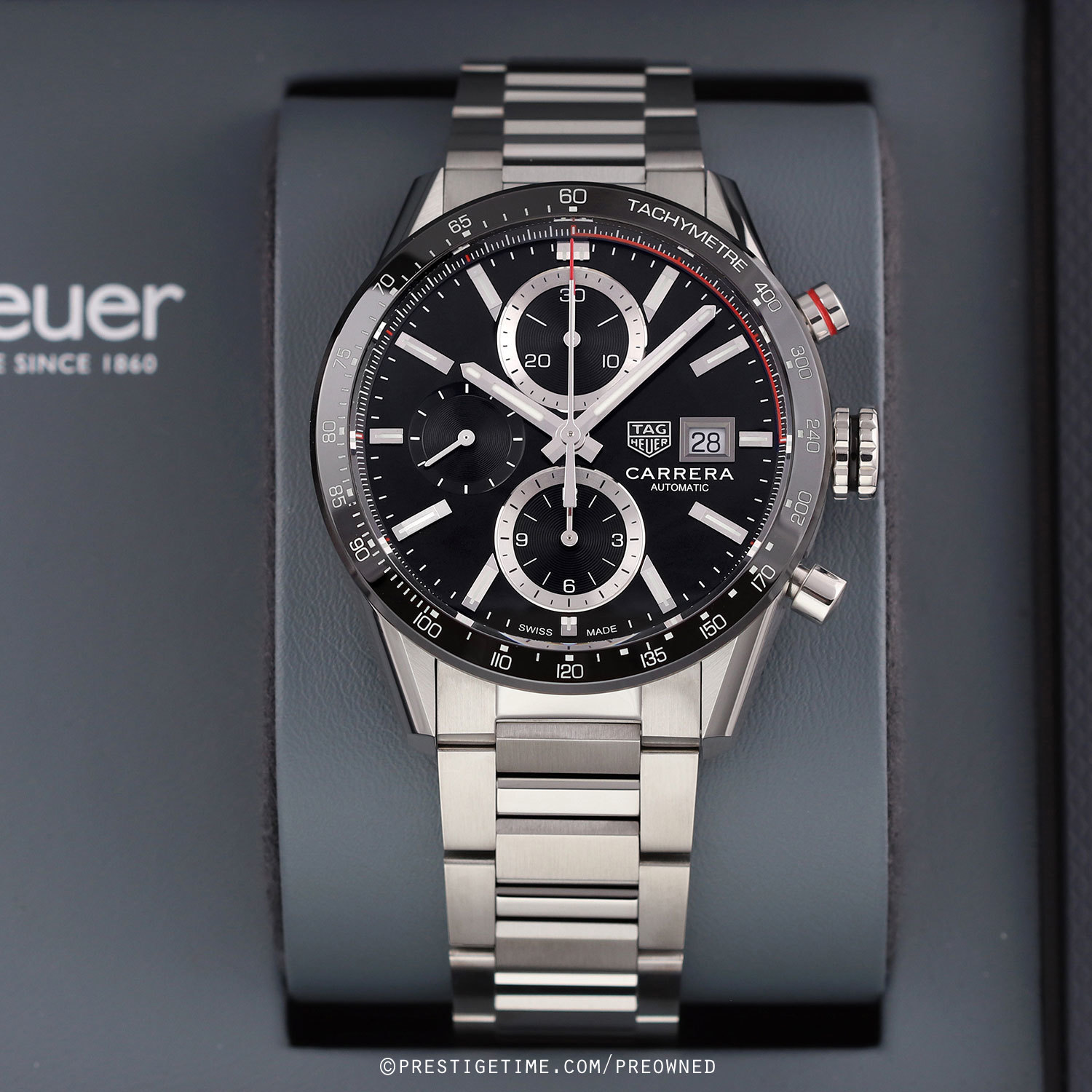 Pre-owned Tag Heuer Carrera Calibre 16 Chronograph 41mm