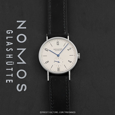 Pre-owned Nomos Glashutte Tangente 38 Datum 37.5mm 130